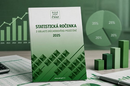 Statistická ročenka 2025 shrnuje nejdůležitější ukazatele z oblasti důchodového pojištění